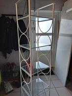 Metalen kast met glasplaten Ikea, Ophalen, Zo goed als nieuw