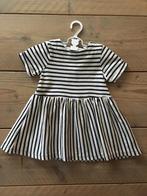HEMA, ecru-blauw gestreept jurkje maatje 74 (eerder ruim), Kinderen en Baby's, Babykleding | Maat 80, Meisje, Jurkje of Rokje