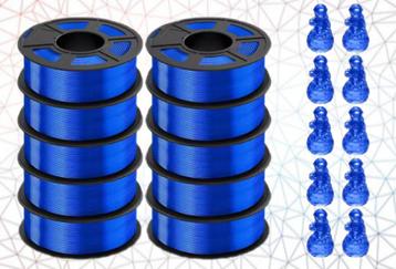Nieuwe JAYO Transparant PLA Blauw Filament FDM 3D-printers beschikbaar voor biedingen