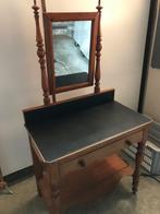 Tafeltje met spiegel, Antiek en Kunst, Ophalen, Rechthoekig