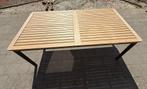 Tuintafel + 6 stoelen, Tuin en Terras, Ophalen, Gebruikt, Rechthoekig, Hout