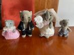 Sylvanian Vintage Forest Families trouwden met olifanten., Kinderen en Baby's, Speelgoed | Actiefiguren, Ophalen of Verzenden