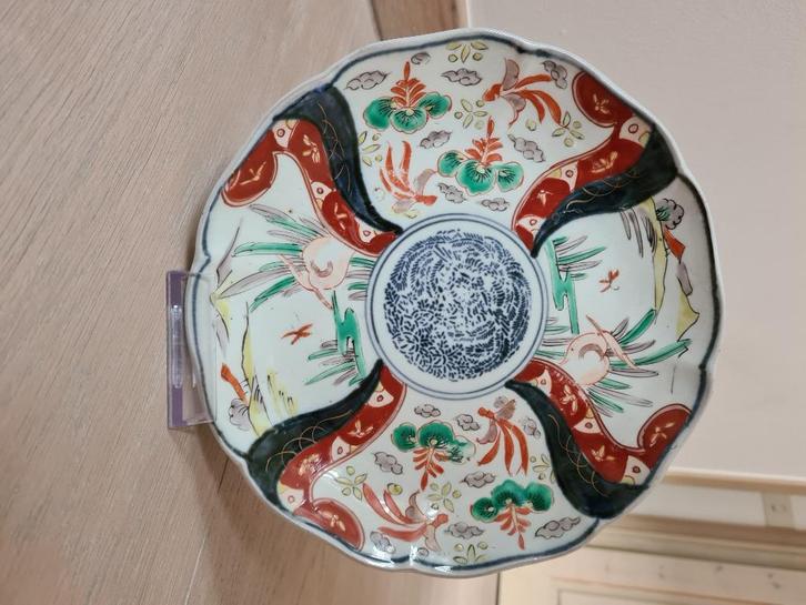 Oude Japanse plaat uit de 19e eeuw - Imari, Antiek en Kunst, Antiek | Porselein, Ophalen of Verzenden