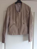 Te koop imitatie ledere jasje maat 36, Kleding | Dames, Jassen | Zomer, ANDERE, Beige, Ophalen of Verzenden, Zo goed als nieuw