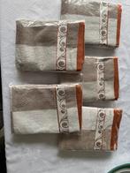 5 sets theedoek en handenhanddoek, Maison & Meubles, Cuisine | Linge de cuisine, Enlèvement, Neuf, Beige, Torchon ou Serviette