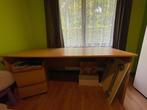 Grote bureau met ladenkast - gratis ophalen, Huis en Inrichting, Bureaus, Ophalen, Gebruikt, Bureau