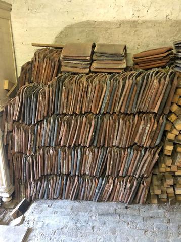 Boomse pannen +-1000stuks, Doe-het-zelf en Bouw, Dakpannen en Dakbedekking, Ophalen, Gebruikt, Steen of Klei, Dakpannen