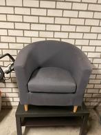 Fauteuil 1-persoons grijs, Huis en Inrichting, Ophalen, Stof