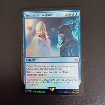 Temporal Trespass (M) | Assassin's Creed -FOIL-, Enlèvement ou Envoi, Comme neuf, Cartes en vrac, Foil