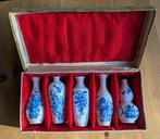 Chinese vaasjes 5 in mooie doos, Overige materialen, Overige kleuren, Ophalen of Verzenden, Zo goed als nieuw