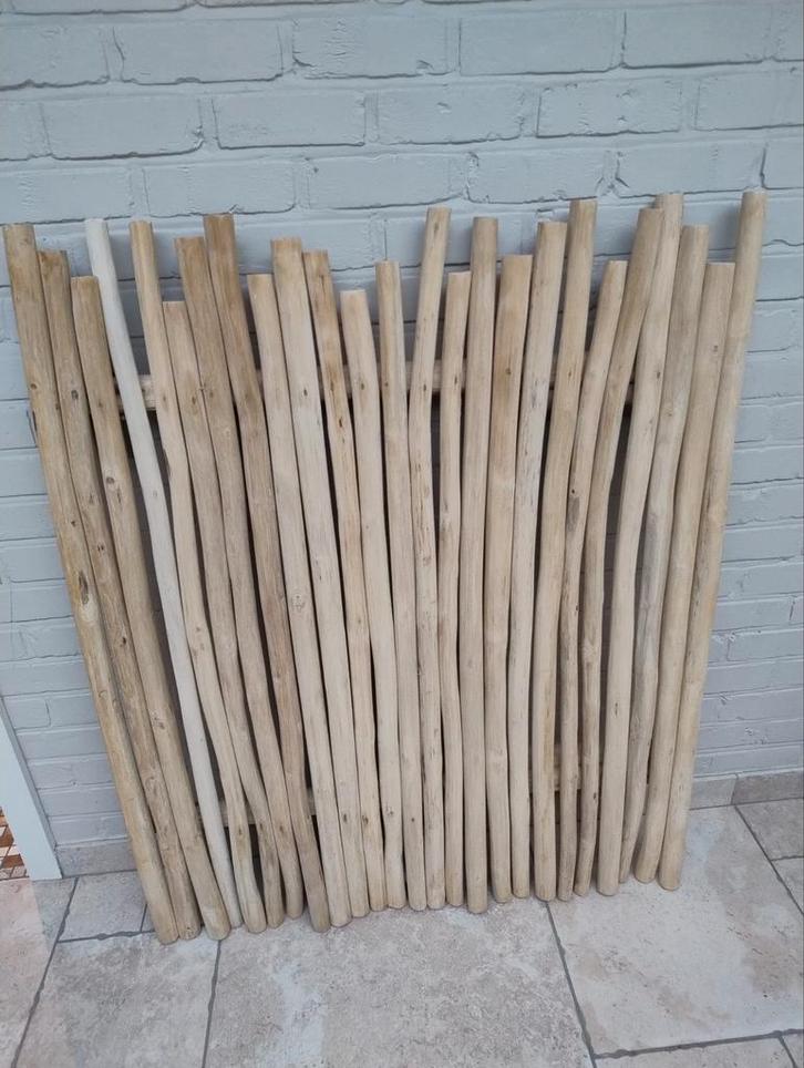 Teak houten tuinschutting / tuinomheining / tuinscherm, Tuin en Terras, Schuttingen, Nieuw, Hout, Ophalen