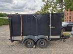 Gesloten dubbelas aanhangwagen 3m, Ophalen, Gebruikt