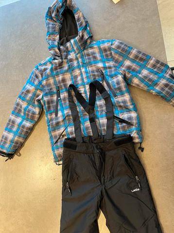 Veste et pantalon ski Gecko Wed’ze 140 - 10 ans, Garçon, Enlèvement ou Envoi, Comme neuf, Vêtements de sport ou Maillots de bain