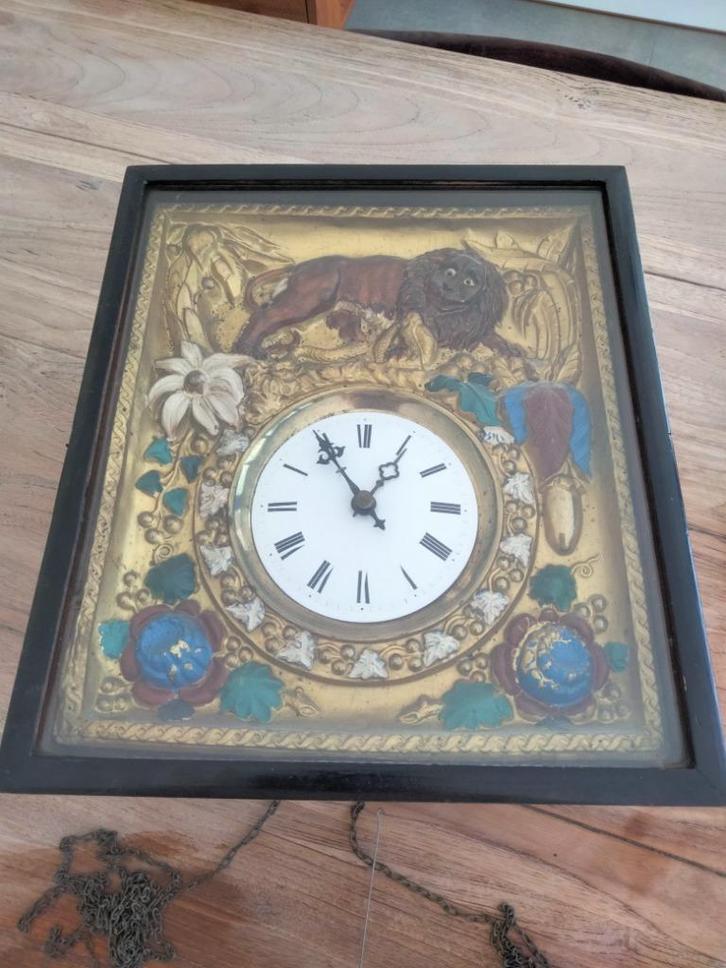 Antiek curiosa Zwarte Woud klok uurwerk leeuw, Antiek en Kunst, Antiek | Klokken, Ophalen