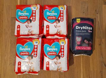 Pampers pants 6 en DryNites teen, Enlèvement, Neuf, Autres types, Autres marques