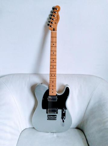 Top Fender Telecaster noir, Enlèvement ou Envoi, Utilisé, Solid body, Fender