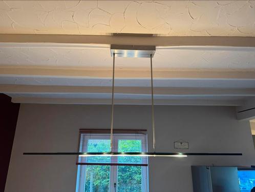 Strakke plafondlamp, Huis en Inrichting, Lampen | Plafondlampen, Zo goed als nieuw, Glas, Metaal, Ophalen