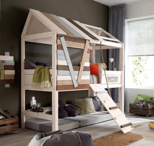 Lifetime Kidsroom boomhut/boomhutbe, Kinderen en Baby's, Kinderkamer | Stapelbedden en Hoogslapers, Zo goed als nieuw, Halfhoogslaper