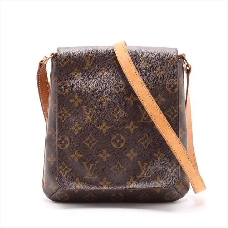 Louis Vuitton Musette Salsa schoudertas, Handtassen en Accessoires, Tassen | Damestassen, Gebruikt, Schoudertasje, Bruin, Verzenden