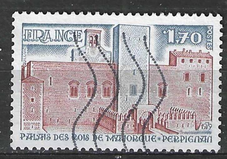 France 1966/1967 - Yvert 2044 - Rois de Majorque (ST), Timbres & Monnaies, Timbres | Europe | France, Affranchi, Envoi