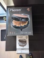 Hartjeswafel maker met handleiding, Bestron AWM700CO, nieuw, Ophalen, Zo goed als nieuw