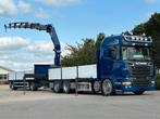 Scania R560 V8 2012 HMF 30TM!CRANE/KRAN/GRUE! 6x2!FULL OPTIO, Auto's, Automaat, Euro 5, Scania, Blauw