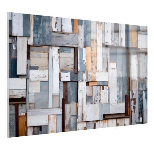 Hout Glasschilderij 120x80cm + Ophangsysteem, Huis en Inrichting, Woonaccessoires | Schilderijen, Tekeningen en Foto's, Nieuw