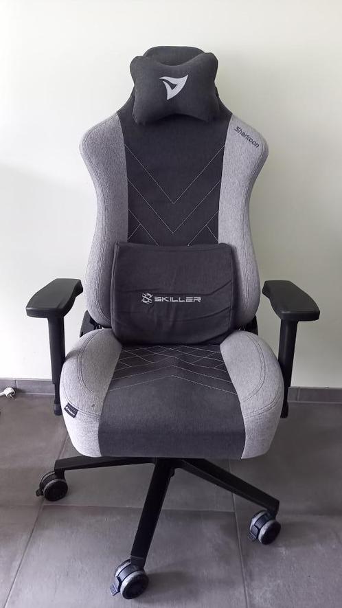 Sharkoon SKILLER SGS30 Fabric gamestoel bureaustoel, Huis en Inrichting, Bureaustoelen, Zo goed als nieuw, Bureaustoel, Grijs