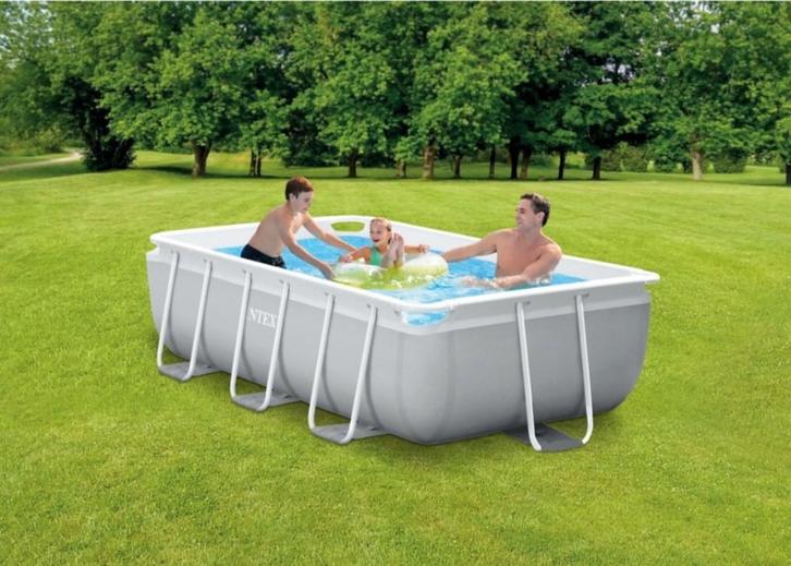 Intex zwembad 300x175x85cm en accesoires, Tuin en Terras, Zwembaden, Zo goed als nieuw, Inbouwzwembad, Ophalen