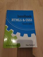 Handboek HTML5 & CSS3, Livres, Informatique & Ordinateur, Comme neuf, Langage de programmation ou Théorie, Enlèvement ou Envoi