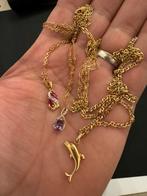 Chaîne avec pendentif en or 18 carats, Bijoux, Sacs & Beauté, Colliers, Comme neuf, Or, Avec pendentif, Or