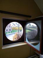 Rond raam in aluminium met buitenscreen, Doe-het-zelf en Bouw, Glas en Ramen, Ophalen, Gevelraam of Ruit, 80 tot 120 cm, 80 tot 120 cm