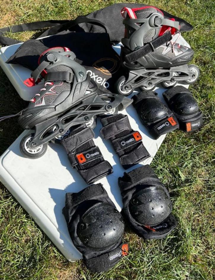 roller Oxelo pointure 32-33-34-35, Sport en Fitness, Skeelers, Gebruikt, Inline skates 4 wielen, Overige merken, Kinderen, Verstelbaar