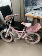Kinderfiets meisjes roze, Fietsen en Brommers, Fietsen | Kinderfietsjes, Ophalen, Zo goed als nieuw, Minder dan 16 inch