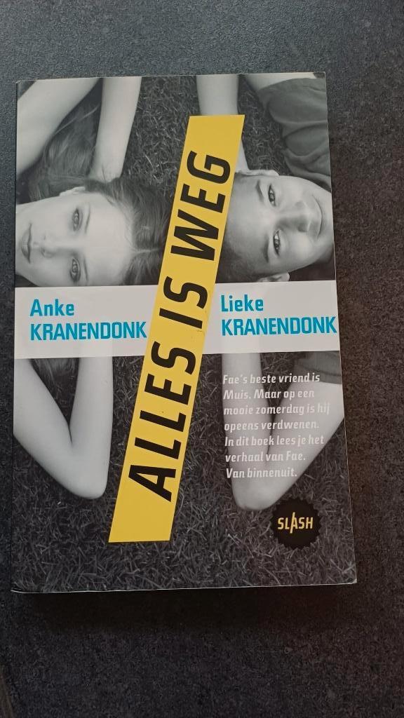 Boek Young Adult - Alles is Weg (Anke & Lieke Kraenendonk), Livres, Romans, Comme neuf, Pays-Bas, Enlèvement ou Envoi