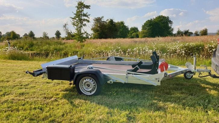 remorque moto, Auto diversen, Aanhangers en Bagagewagens, Nieuw, Ophalen