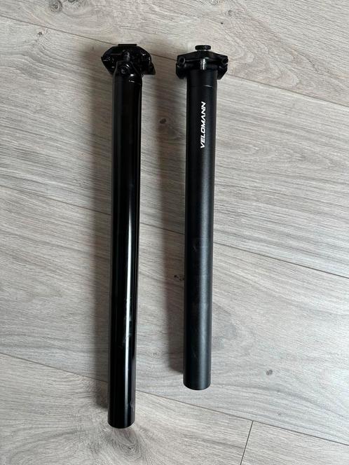 Zadelpen aluminium 31,6. 350mm, Fietsen en Brommers, Fietsonderdelen, Zo goed als nieuw, Ophalen