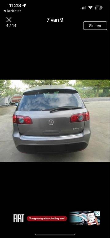 Exportation de Fiat Croma, Autos, Argent ou Gris, Achat, Boîte manuelle, Noir