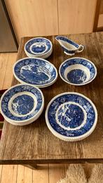 Servies Adams English scenic blauw, Antiek en Kunst, Ophalen