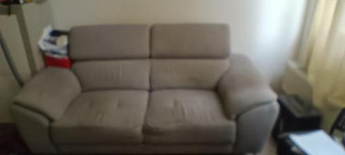 2,5 zitbank, Huis en Inrichting, Zetels | Zetels, Gebruikt, Rechte bank, Tweepersoons, 150 tot 200 cm, 75 tot 100 cm, Metaal, Stof