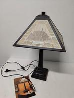 Luxe schemerlamp Merelbeke, Huis en Inrichting, Lampen | Tafellampen, Ophalen of Verzenden, Zo goed als nieuw, Glas