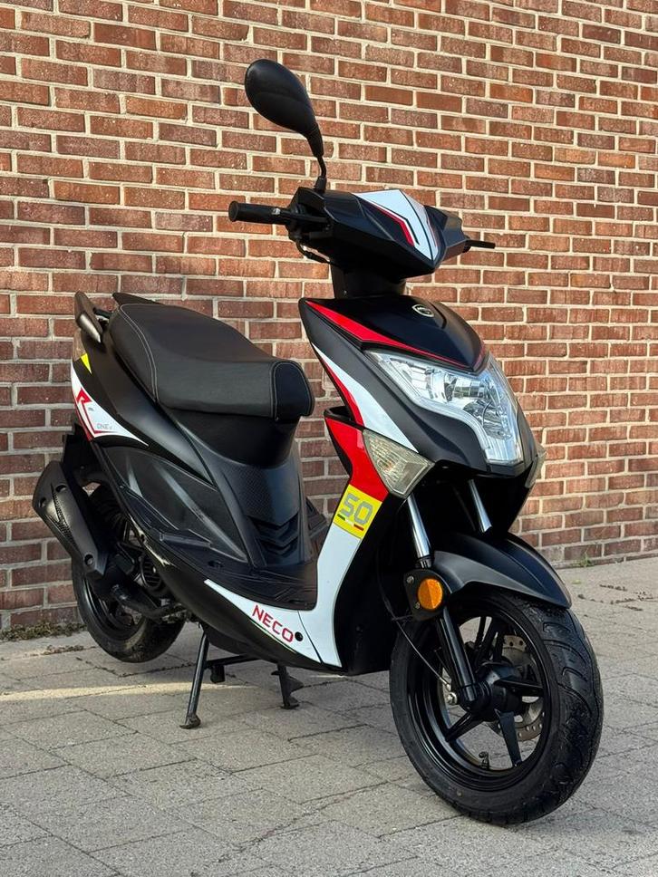 Scooter Neco One 12 A klasse Zonder Rijbewijs, Fietsen en Brommers, Scooters | Overige merken, Gebruikt, Klasse A (25 km/u), Benzine