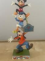 disney Teetering Tower Donald Goofy Mickey, Collections, Disney, Mickey Mouse, Statue ou Figurine, Enlèvement ou Envoi, Neuf