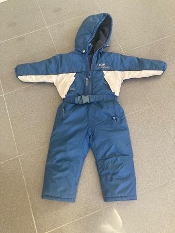 Blauw skipak maat 104  zeer warm, Sport en Fitness, Skiën en Langlaufen, Overige merken, Ophalen of Verzenden, Zo goed als nieuw
