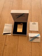 Vintage ‘CONSUL Astronic’ Gold tone pocket aansteker in box., Ophalen of Verzenden, Zo goed als nieuw, Aansteker