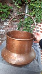 Chaudron en cuivre martèle, Enlèvement, Cuivre