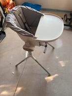 Babystoel Béaba Up and Down hoge kinderstoel white/grey, Kinderen en Baby's, Kinderstoelen, Ophalen, Gebruikt