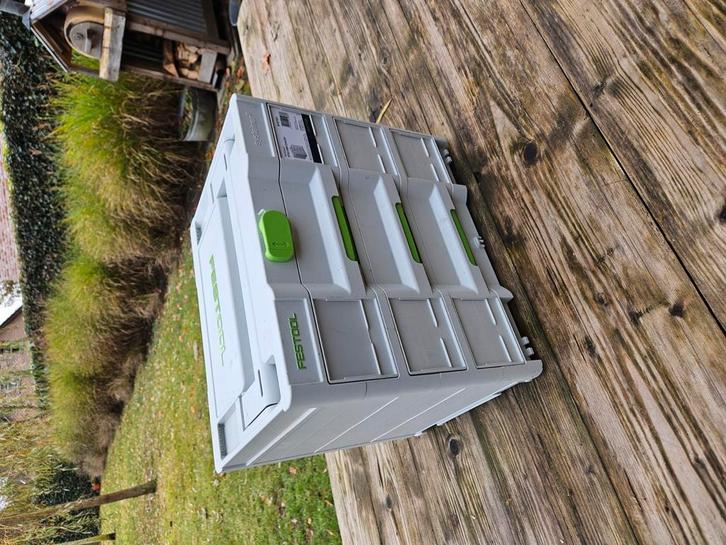 Festool SYS3 sorteerkastje incl bakjes nieuwstaat, Doe-het-zelf en Bouw, Gereedschapskisten, Zo goed als nieuw, Ophalen