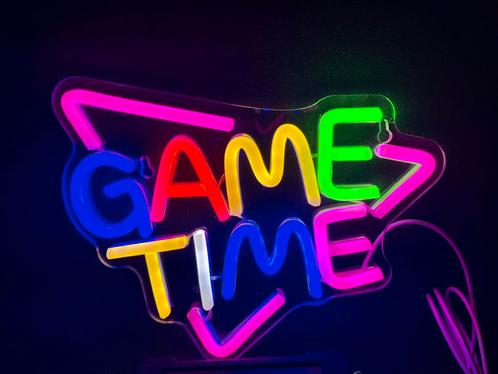 Neon Light GAME TIME, Verzamelen, Merken en Reclamevoorwerpen, Nieuw, Ophalen of Verzenden