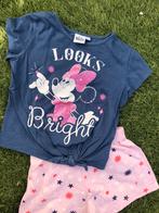 Zomer pyjama Minnie maat 104/110, Comme neuf, Fille, Vêtements de nuit ou Sous-vêtements, Enlèvement ou Envoi